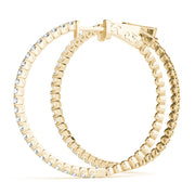 14K Yellow Gold 5/8 ct tw Fashion Diamond Earring