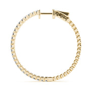 14K Yellow Gold 5/8 ct tw Fashion Diamond Earring
