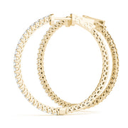 14K Yellow Gold 1 ct tw Fashion Diamond Earring