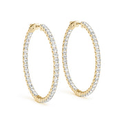 18K Yellow Gold 1/3 ct tw Fashion Diamond Earring