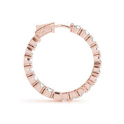18K Rose Gold 1 7/8 ct tw Fashion Diamond Earring
