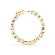 18K Yellow Gold 1 7/8 ct tw Fashion Diamond Earring