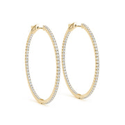 14K Yellow Gold 1/5 ct tw Fashion Diamond Earring