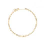 18K Yellow Gold 1/5 ct tw Fashion Diamond Earring