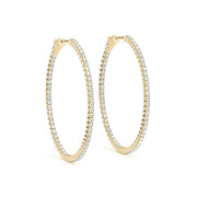 14K Yellow Gold 3/4 ct tw Fashion Diamond Earring