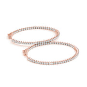 14K Rose Gold 3/4 ct tw Fashion Diamond Earring