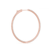 14K Rose Gold 3/4 ct tw Fashion Diamond Earring