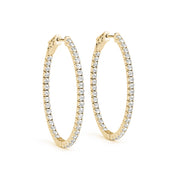 14K Yellow Gold 3/8 ct tw Fashion Diamond Earring