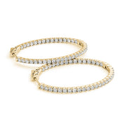 18K Yellow Gold 3/8 ct tw Fashion Diamond Earring