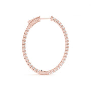 18K Rose Gold 3/8 ct tw Fashion Diamond Earring