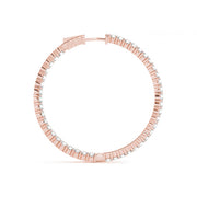 14K Rose Gold 1/2 ct tw Fashion Diamond Earring