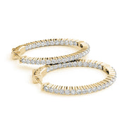 18K Yellow Gold 5/8 ct tw Fashion Diamond Earring