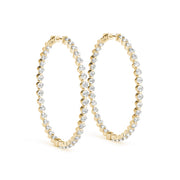 14K Yellow Gold 1/2 ct tw Fashion Diamond Earring