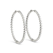 18K White Gold 1/2 ct tw Fashion Diamond Earring