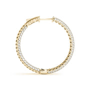 14K Yellow Gold 1/2 ct tw Fashion Diamond Earring