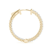 14K Yellow Gold 3/8 ct tw Fashion Diamond Earring
