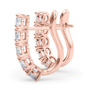 14K Rose Gold 1/3 ct tw New Style Diamond Earring