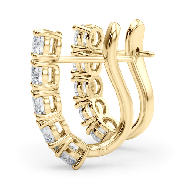 18K Yellow Gold 1/3 ct tw New Style Diamond Earring