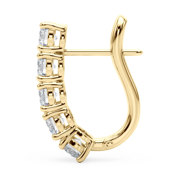 14K Yellow Gold 1/3 ct tw New Style Diamond Earring