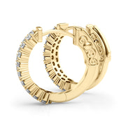 14K Yellow Gold 3/8 ct tw New Style Diamond Earring