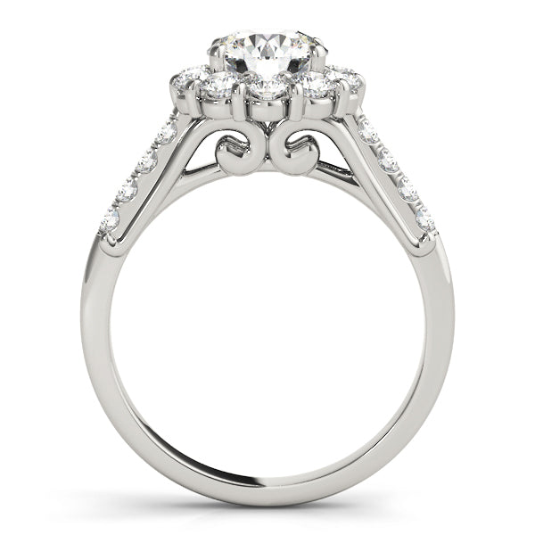 Halo Diamond Engagement Ring