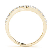 18K Yellow Gold 1/4 ct tw Diamond Wedding Ring
