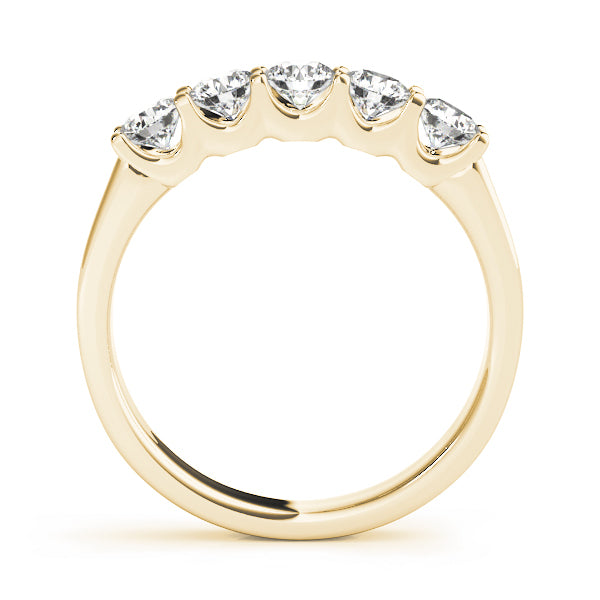14K Yellow Gold 3/4 ct tw Diamond Wedding Ring