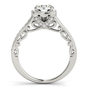 Halo Diamond Engagement Ring