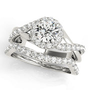 Halo Diamond Engagement Ring