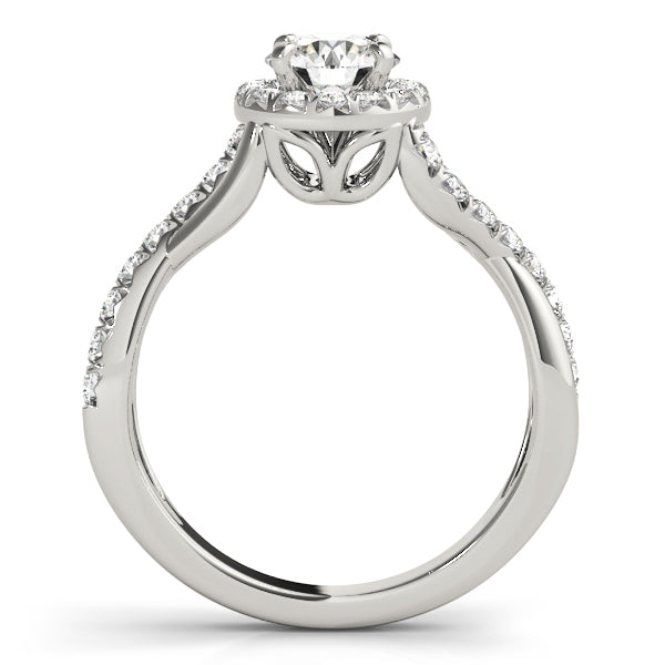 Halo Diamond Engagement Ring