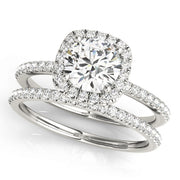 Halo Diamond Engagement Ring