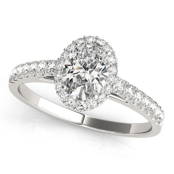 Halo Diamond Engagement Ring