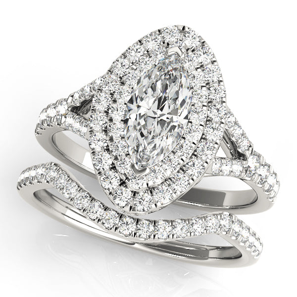 Halo Diamond Engagement Ring