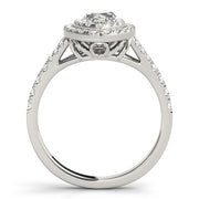 Halo Diamond Engagement Ring