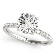 Halo Diamond Engagement Ring