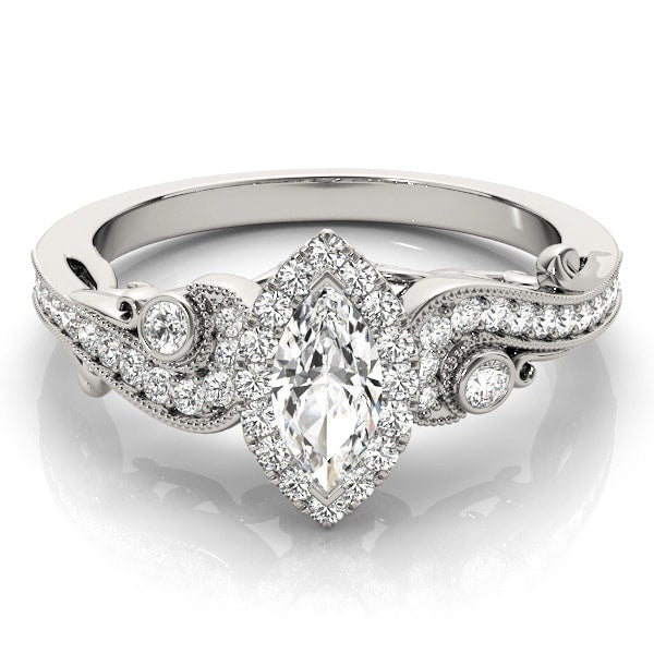 Halo Diamond Engagement Ring