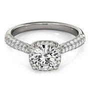 Halo Diamond Engagement Ring