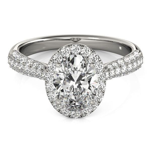 Halo Diamond Engagement Ring