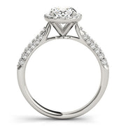 Halo Diamond Engagement Ring