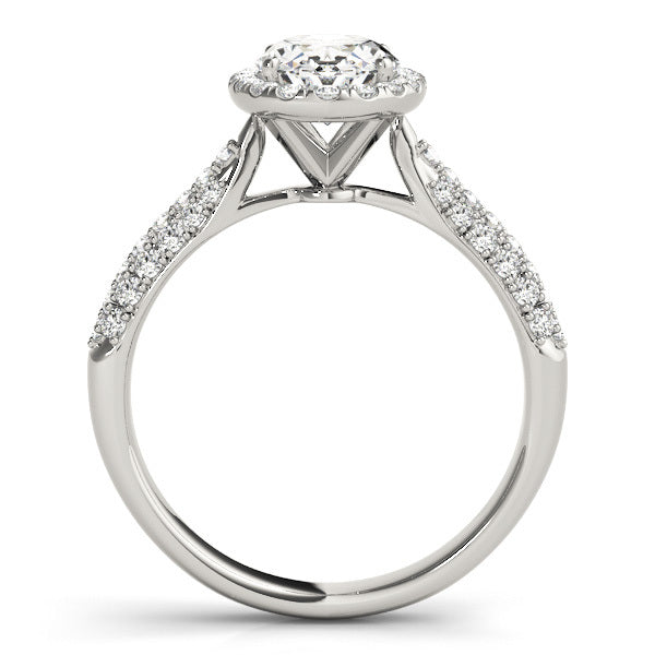 Halo Diamond Engagement Ring