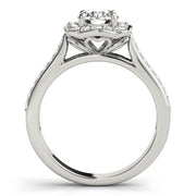 Halo Diamond Engagement Ring