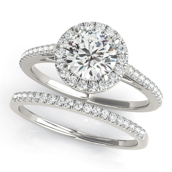 Halo Diamond Engagement Ring