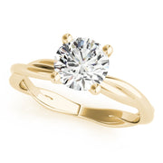 18K Yellow Gold 1 ct tw Fashion Diamond Engagement Ring