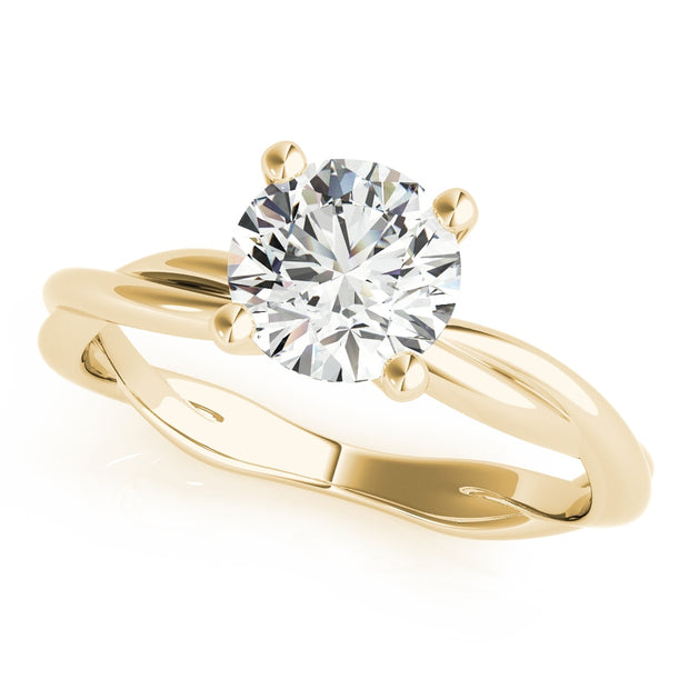 14K Yellow Gold 1 ct tw Fashion Diamond Engagement Ring