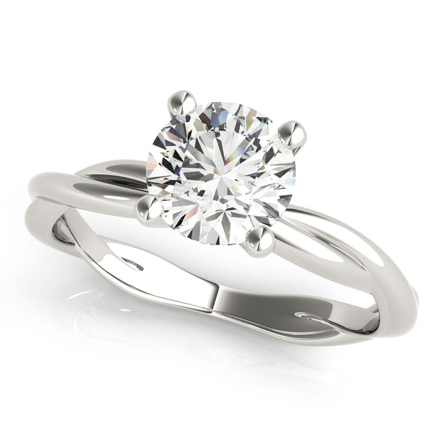 Platinum 1 ct tw Fashion Diamond Engagement Ring