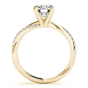 14K Yellow Gold 1 1/6 ct tw Fashion Diamond Engagement Ring