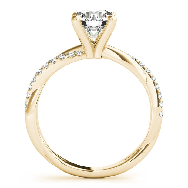 18K Yellow Gold 1 1/6 ct tw Fashion Diamond Engagement Ring