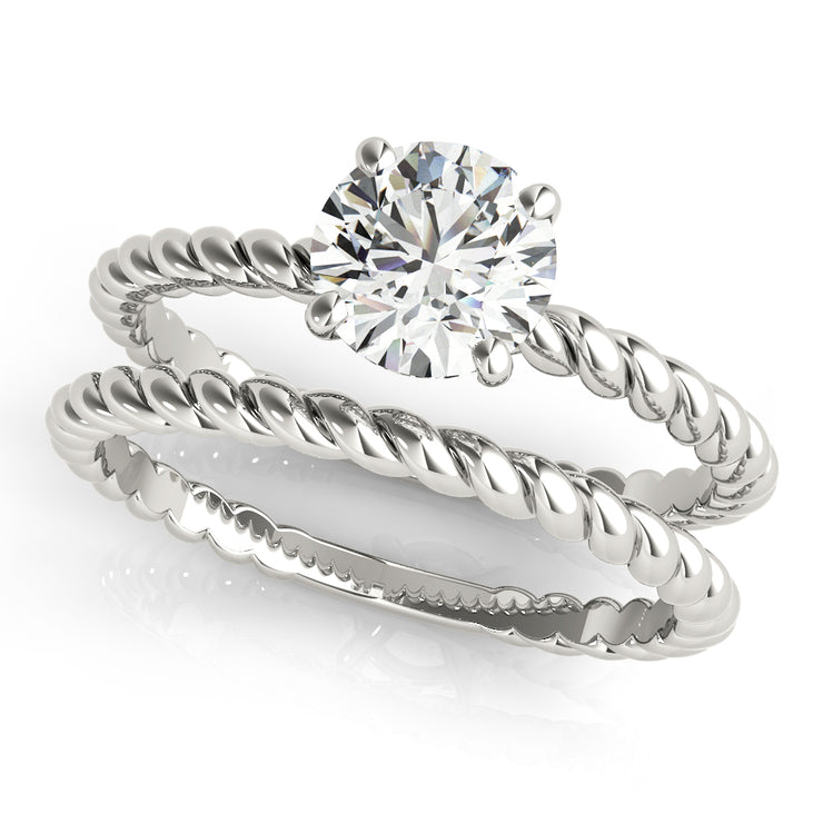 1.0 CT Round Diamond Engagement Solitaire Ring
