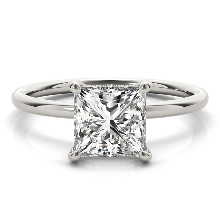 Halo Diamond Engagement Ring