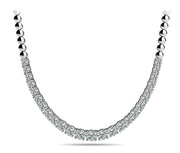 14K White Gold Fashion Diamond Necklace